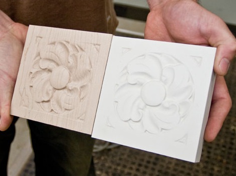 3D Printed Prototype and Wood Carving Comparison